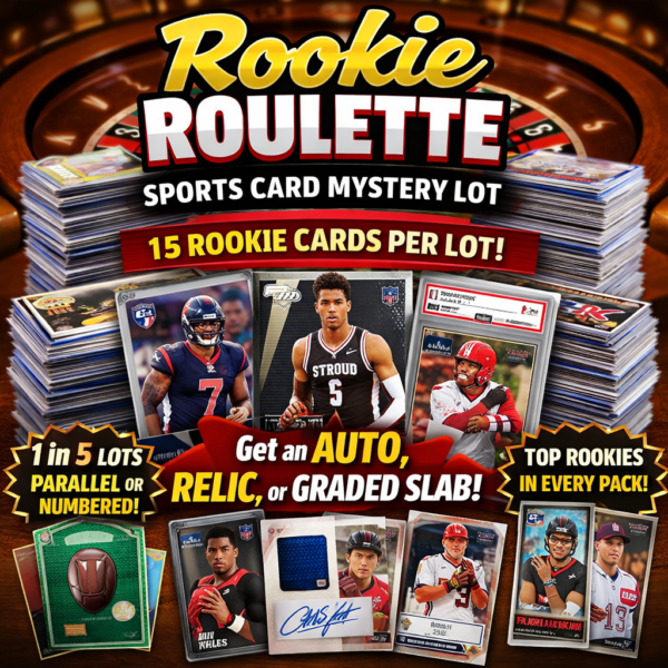 Rookie Roulette Sports Card Mystery Lot