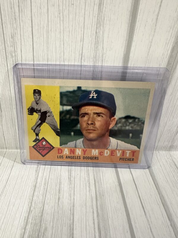 1959 Topps Danny McDevitt Los Angeles Dodgers Baseball Card